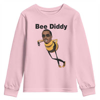 Bee Diddy Youth Sweatshirt Dark Humor Internet Meme Brainrot Gen Z