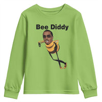 Bee Diddy Youth Sweatshirt Dark Humor Internet Meme Brainrot Gen Z