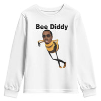 Bee Diddy Youth Sweatshirt Dark Humor Internet Meme Brainrot Gen Z