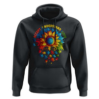 Autism Acceptance Sunflower Puzzle Hoodie Accept Understand Love ASD