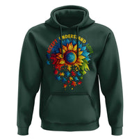 Autism Acceptance Sunflower Puzzle Hoodie Accept Understand Love ASD