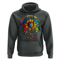 Autism Acceptance Sunflower Puzzle Hoodie Accept Understand Love ASD