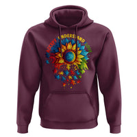 Autism Acceptance Sunflower Puzzle Hoodie Accept Understand Love ASD