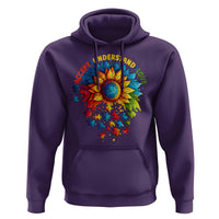 Autism Acceptance Sunflower Puzzle Hoodie Accept Understand Love ASD