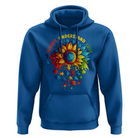 Autism Acceptance Sunflower Puzzle Hoodie Accept Understand Love ASD