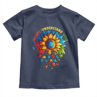 Autism Acceptance Sunflower Puzzle Toddler T Shirt Accept Understand Love ASD