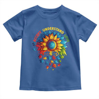 Autism Acceptance Sunflower Puzzle Toddler T Shirt Accept Understand Love ASD
