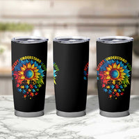 Autism Acceptance Sunflower Puzzle Tumbler Cup Accept Understand Love ASD