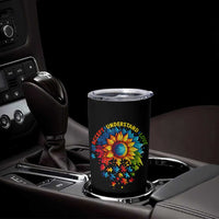 Autism Acceptance Sunflower Puzzle Tumbler Cup Accept Understand Love ASD