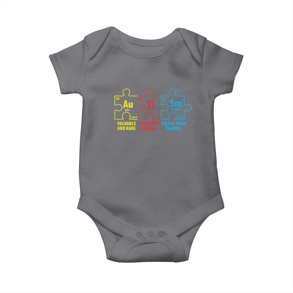 Autism Awareness Baby Onesie Elements Periodic Table ASD