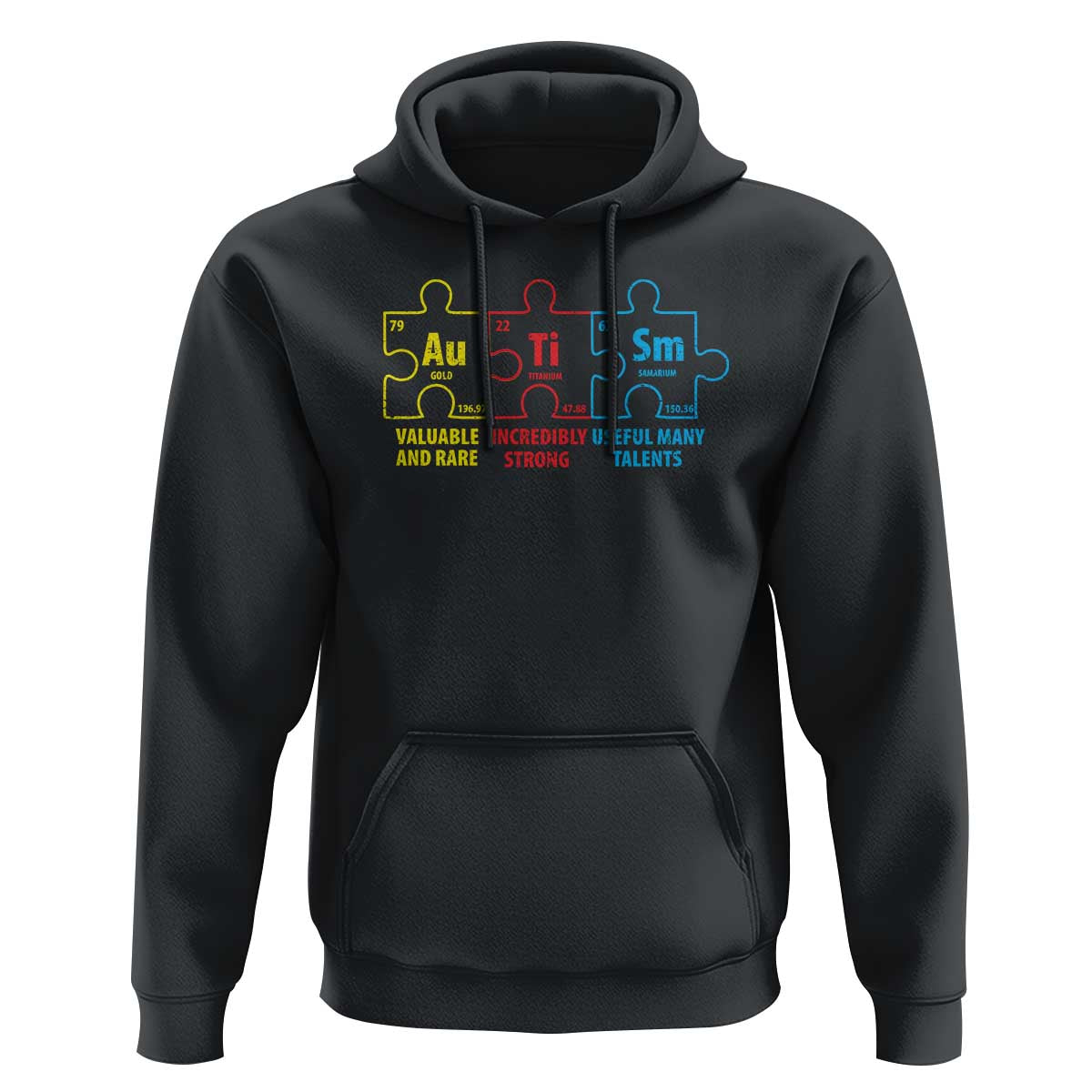 Autism Awareness Hoodie Elements Periodic Table ASD