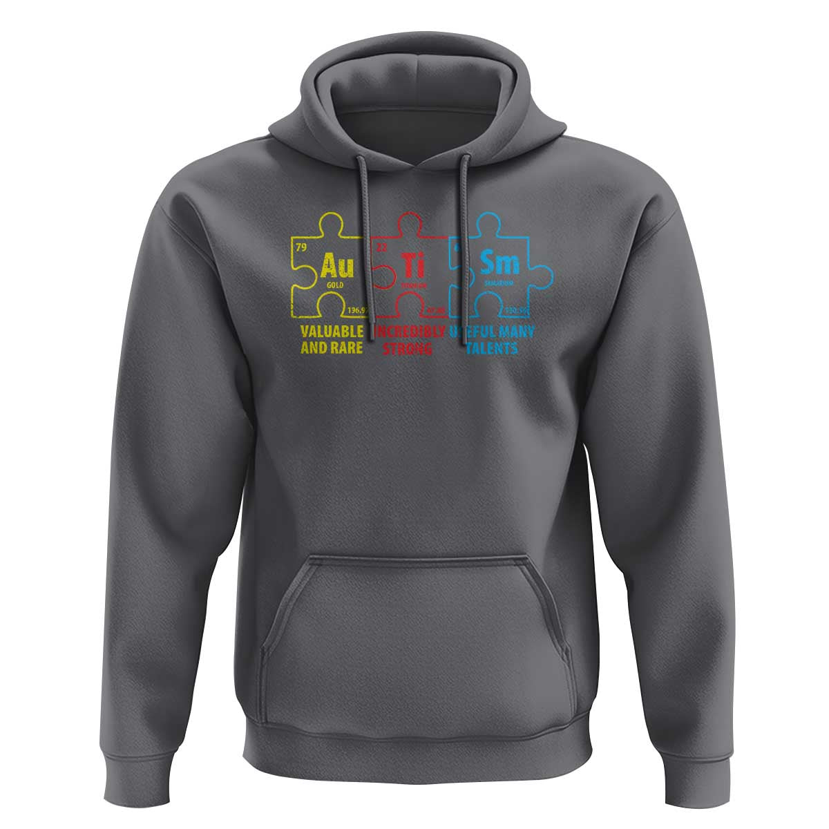 Autism Awareness Hoodie Elements Periodic Table ASD