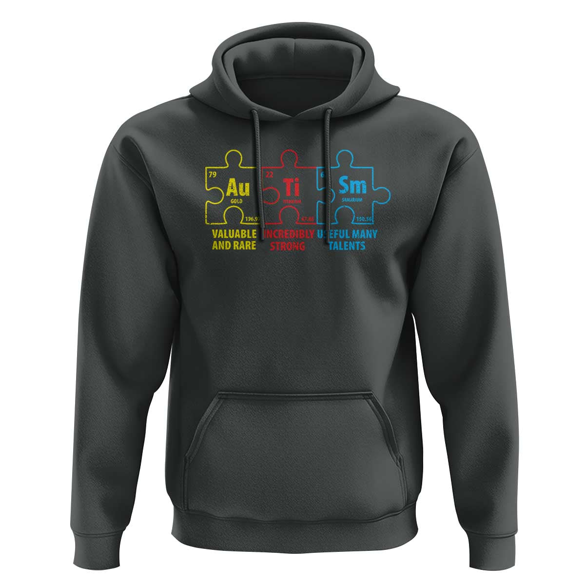 Autism Awareness Hoodie Elements Periodic Table ASD