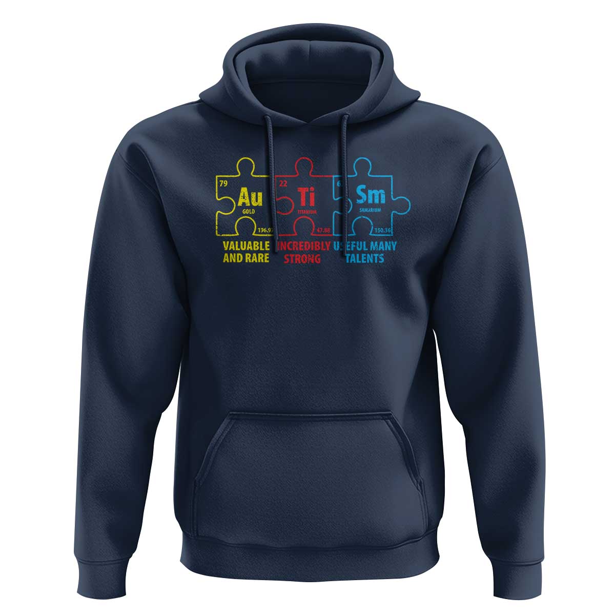 Autism Awareness Hoodie Elements Periodic Table ASD