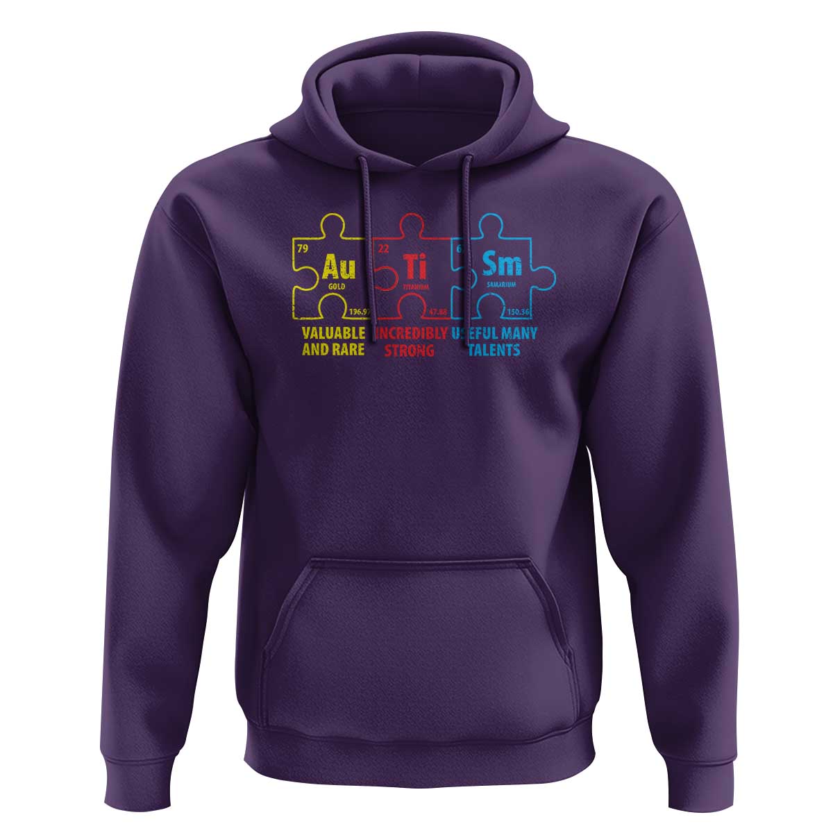 Autism Awareness Hoodie Elements Periodic Table ASD