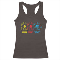 Autism Awareness Racerback Tank Top Elements Periodic Table ASD