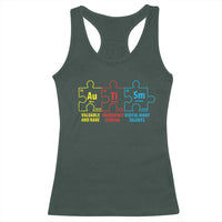 Autism Awareness Racerback Tank Top Elements Periodic Table ASD