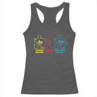 Autism Awareness Racerback Tank Top Elements Periodic Table ASD