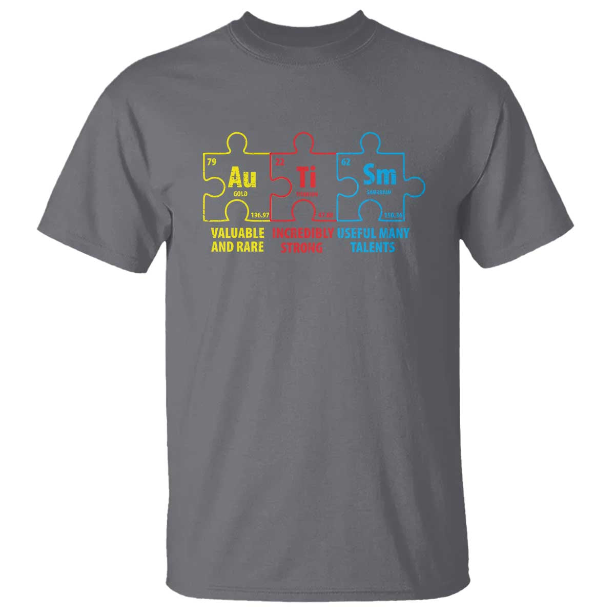 Autism Awareness T Shirt Elements Periodic Table ASD