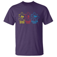 Autism Awareness T Shirt Elements Periodic Table ASD