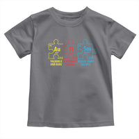Autism Awareness Toddler T Shirt Elements Periodic Table ASD