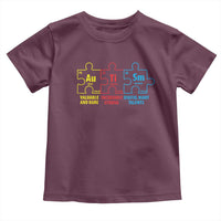 Autism Awareness Toddler T Shirt Elements Periodic Table ASD
