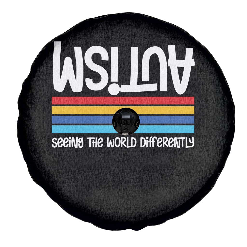 Autism Awareness Spare Tire Cover Seeing the World Differently ASD Month Support