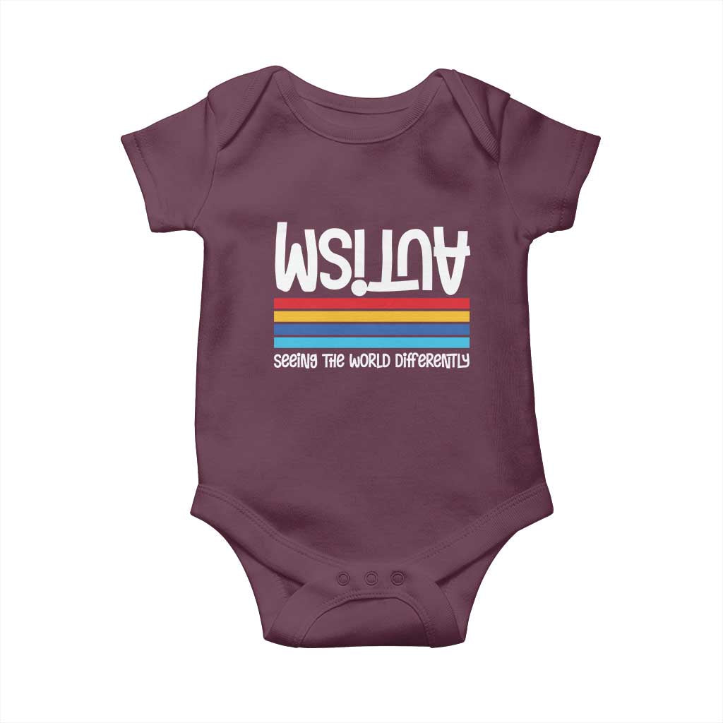 Autism Awareness Baby Onesie Seeing the World Differently ASD Month Support
