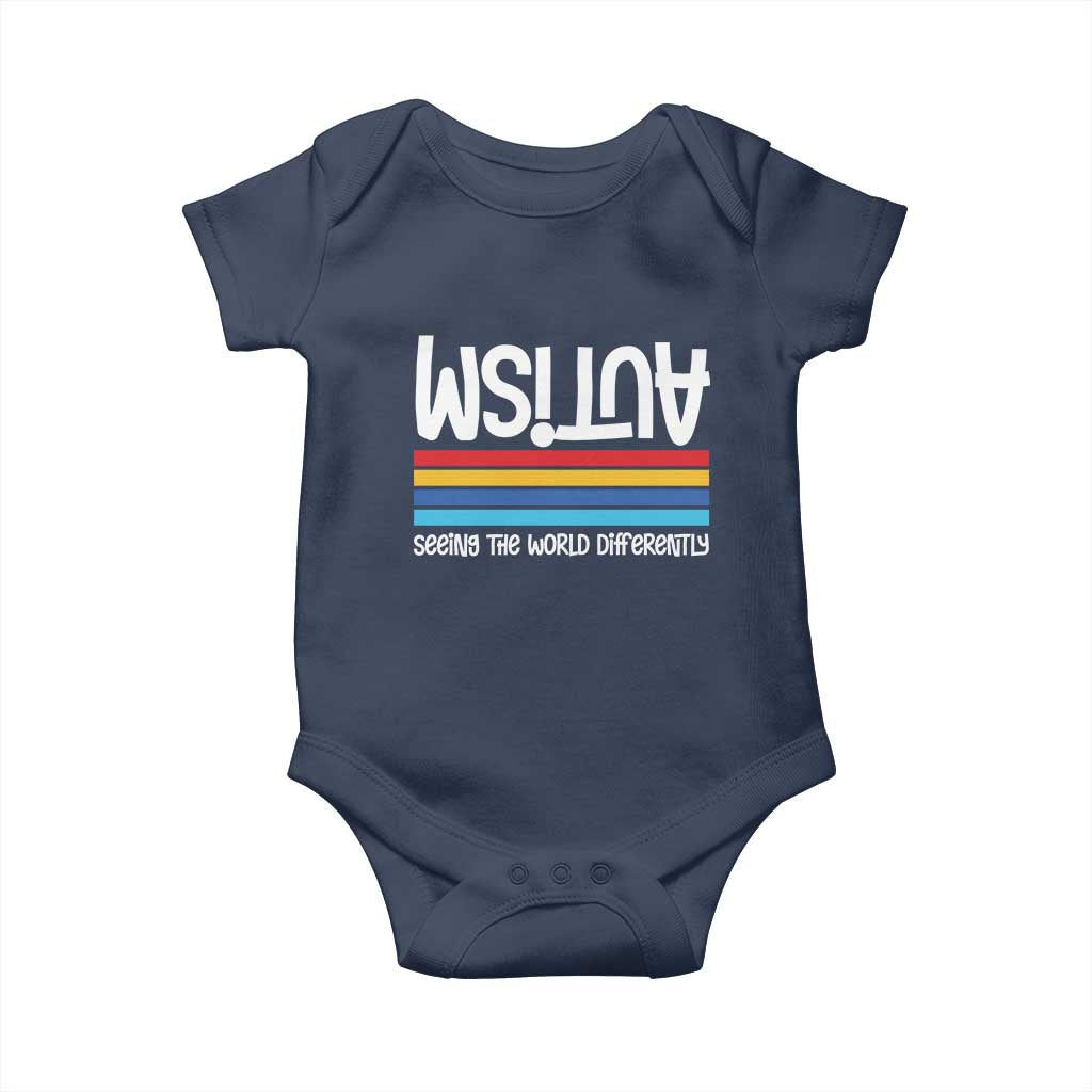 Autism Awareness Baby Onesie Seeing the World Differently ASD Month Support