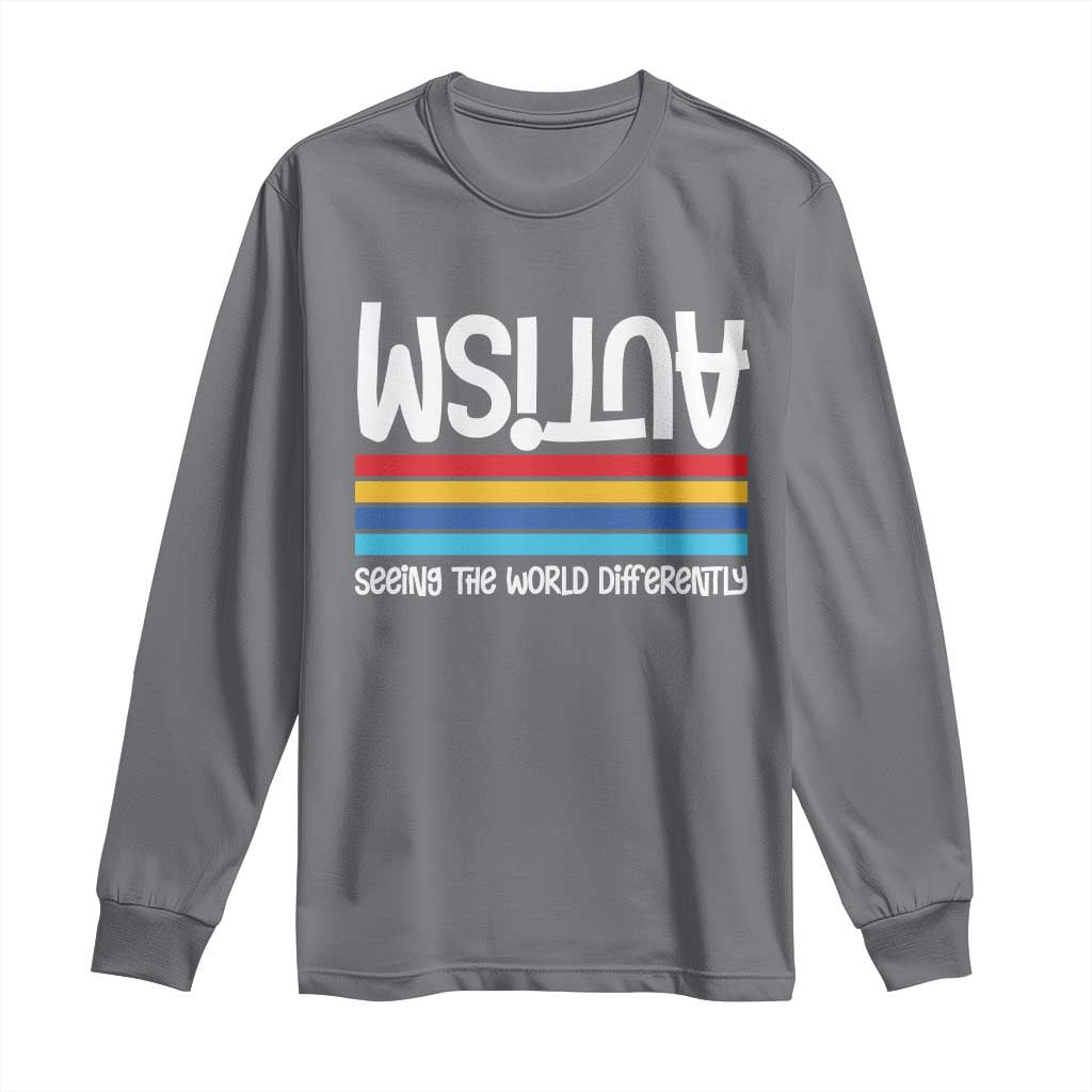 Autism Awareness Long Sleeve Shirt Seeing the World Differently ASD Month Support