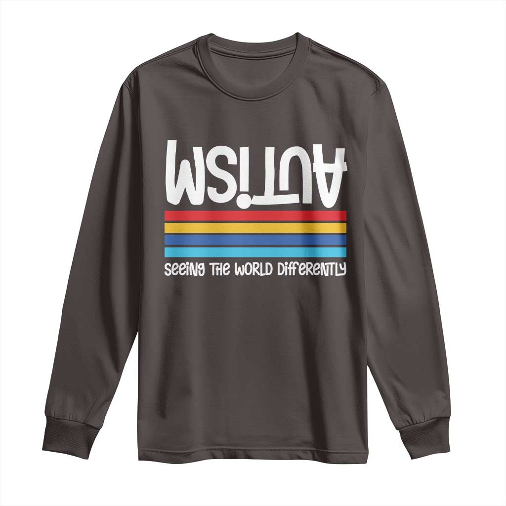 Autism Awareness Long Sleeve Shirt Seeing the World Differently ASD Month Support