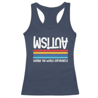 Autism Awareness Racerback Tank Top Seeing the World Differently ASD Month Support