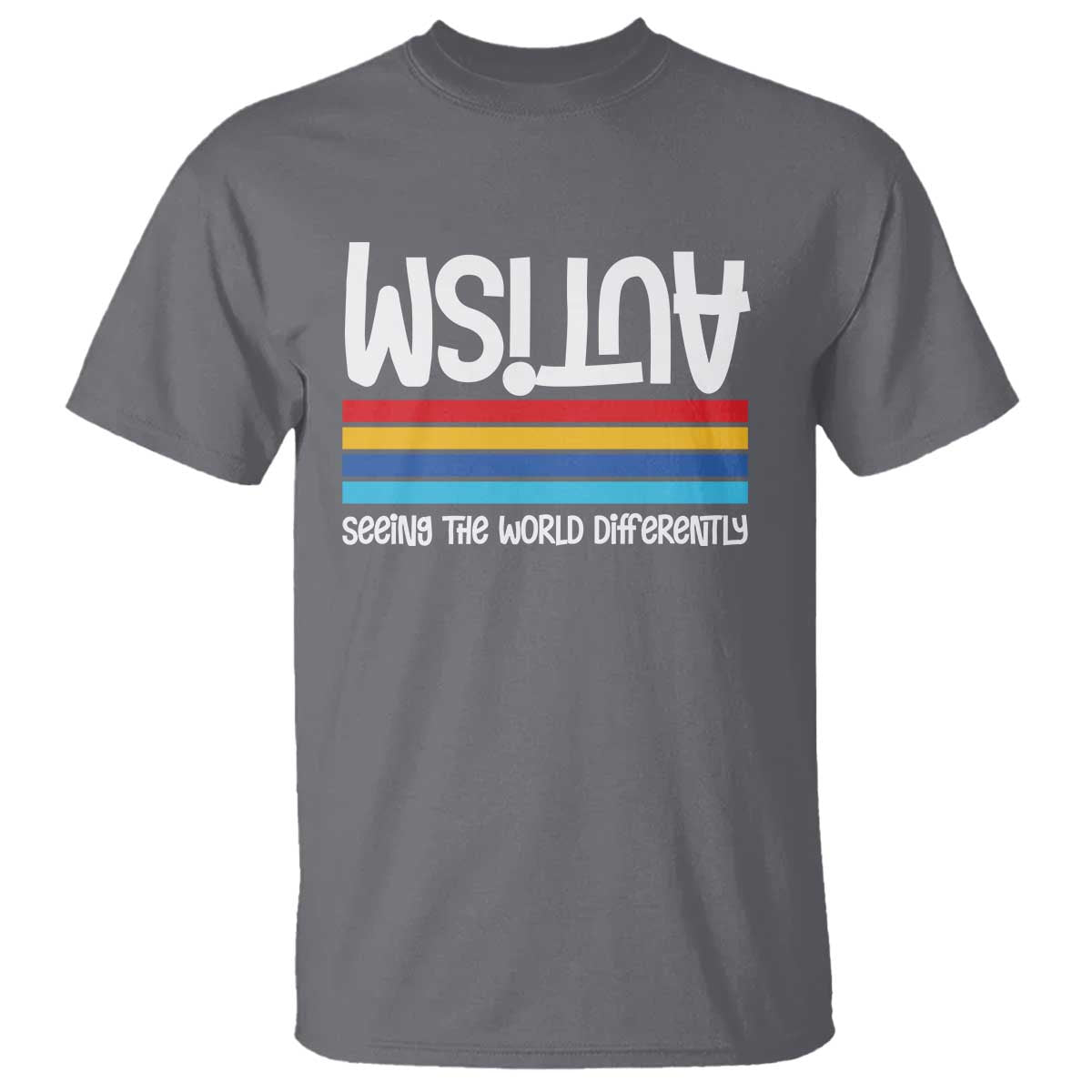 Autism Awareness T Shirt Seeing the World Differently ASD Month Support