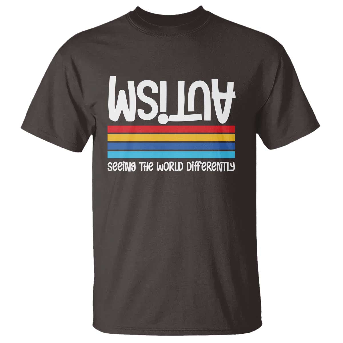 Autism Awareness T Shirt Seeing the World Differently ASD Month Support