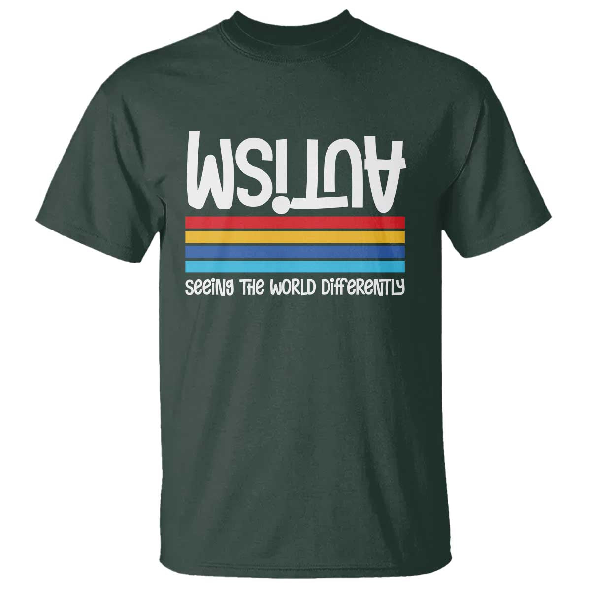 Autism Awareness T Shirt Seeing the World Differently ASD Month Support