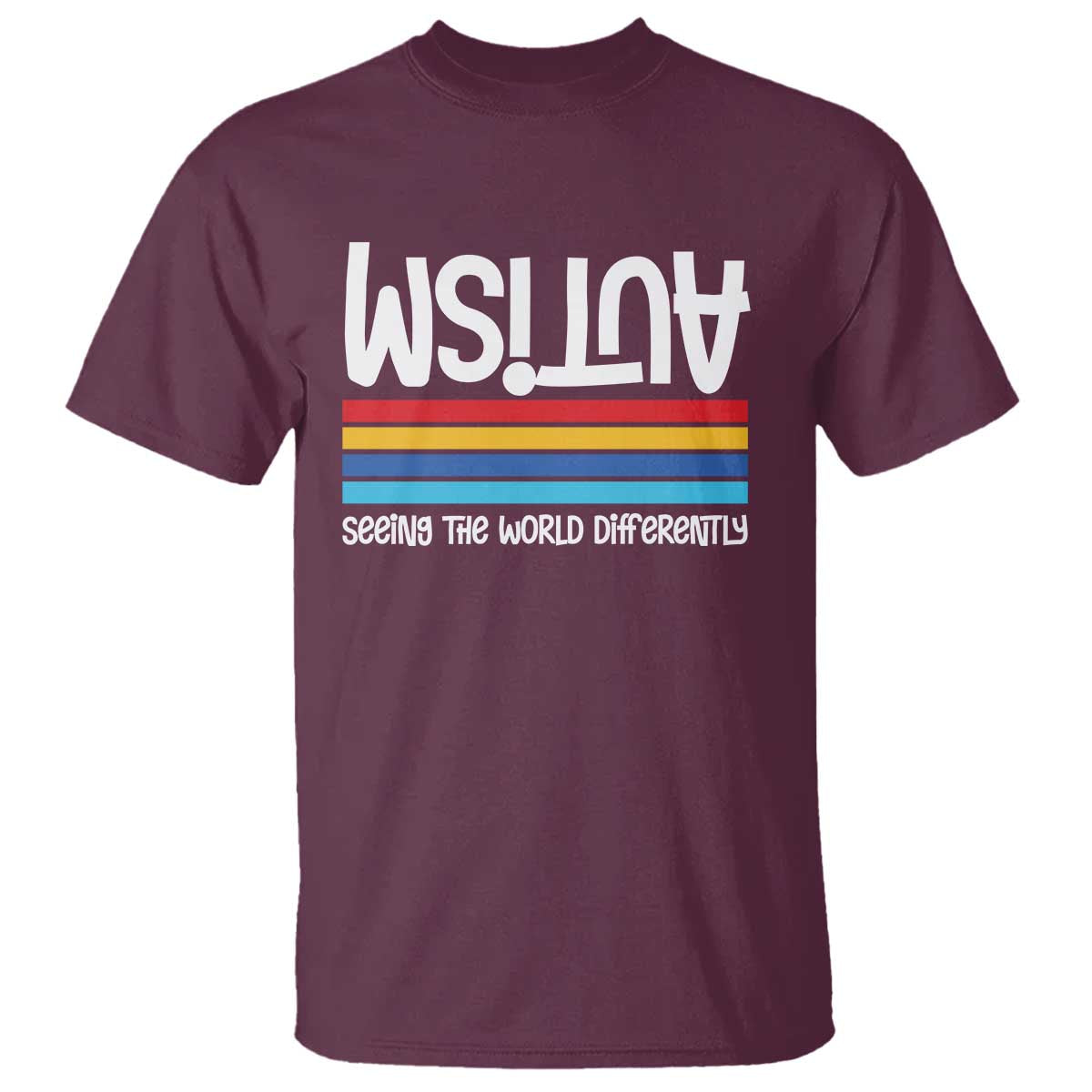 Autism Awareness T Shirt Seeing the World Differently ASD Month Support