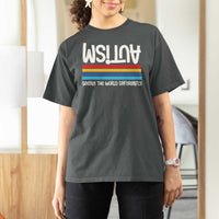 Autism Awareness T Shirt For Women Seeing the World Differently ASD Month Support