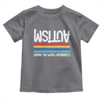 Autism Awareness Toddler T Shirt Seeing the World Differently ASD Month Support