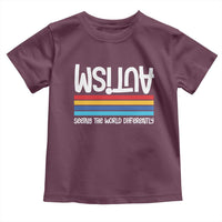 Autism Awareness Toddler T Shirt Seeing the World Differently ASD Month Support