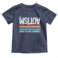 Autism Awareness Toddler T Shirt Seeing the World Differently ASD Month Support