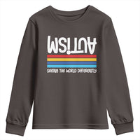 Autism Awareness Youth Sweatshirt Seeing the World Differently ASD Month Support