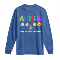 Autism Awareness Long Sleeve Shirt Seeing the World Differently ASD Cute Puzzle Pieces Owl
