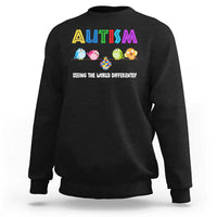 Autism Awareness Sweatshirt Seeing the World Differently ASD Cute Puzzle Pieces Owl