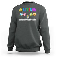 Autism Awareness Sweatshirt Seeing the World Differently ASD Cute Puzzle Pieces Owl