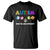 Autism Awareness T Shirt Seeing the World Differently ASD Cute Puzzle Pieces Owl