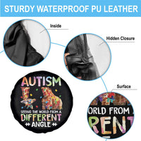 Autism Awareness Giraffe Spare Tire Cover Seeing The World Differently ASD