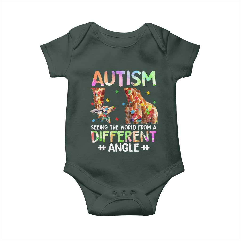 Autism Awareness Giraffe Baby Onesie Seeing The World Differently ASD