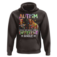 Autism Awareness Giraffe Hoodie Seeing The World Differently ASD