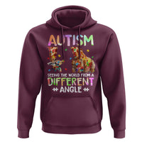 Autism Awareness Giraffe Hoodie Seeing The World Differently ASD