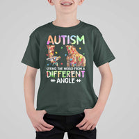 Autism Awareness Giraffe T Shirt For Kid Seeing The World Differently ASD